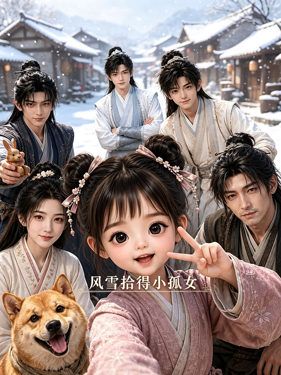 风雪拾得小孤女