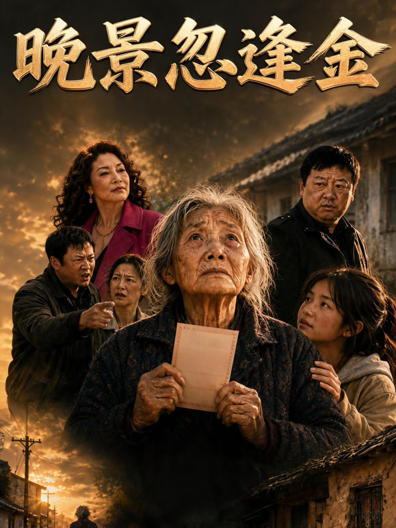 晚景忽逢金