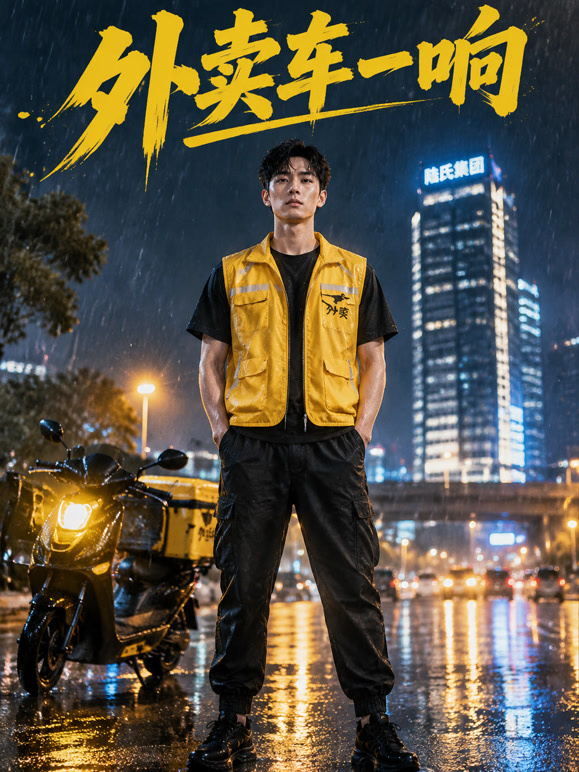 外卖车一响