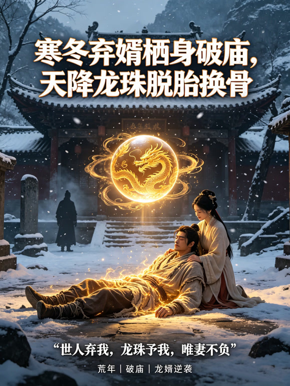寒冬弃婿栖身破庙，天降龙珠脱胎换骨