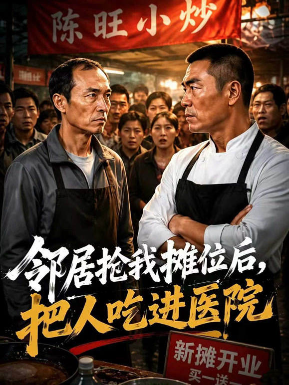 邻居抢我摊位后，把人吃进医院