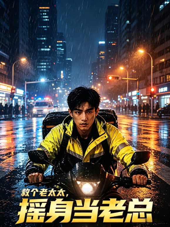救个老太太，摇身当老总