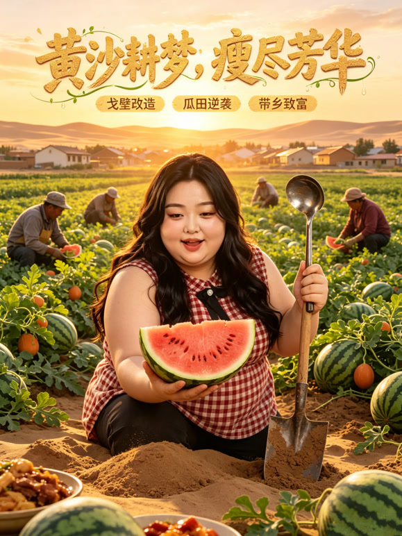黄沙耕梦，瘦尽芳华