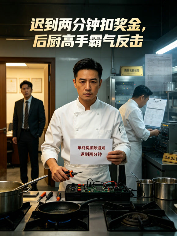 迟到两分钟扣奖金，后厨高手霸气反击