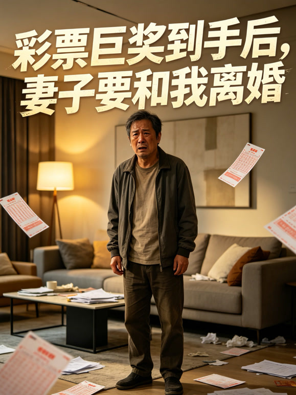 彩票巨奖到手后，妻子要和我离婚