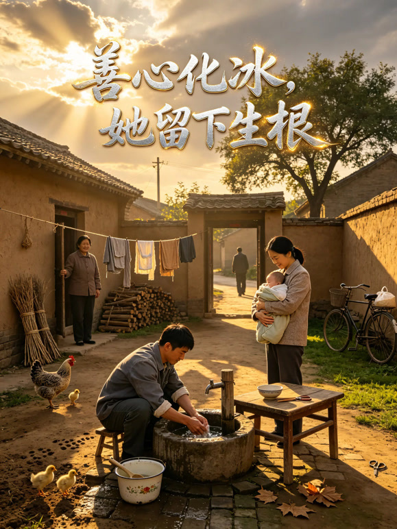 善心化冰，她留下生根