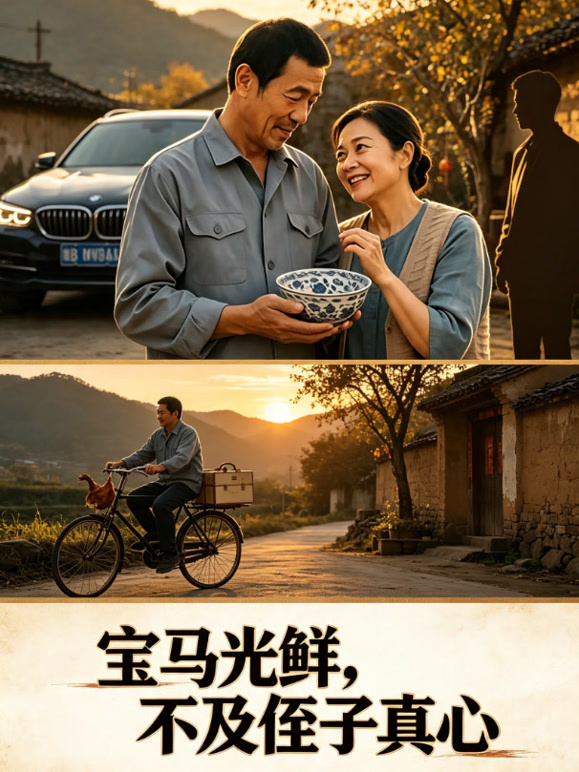 宝马光鲜，不及侄子真心