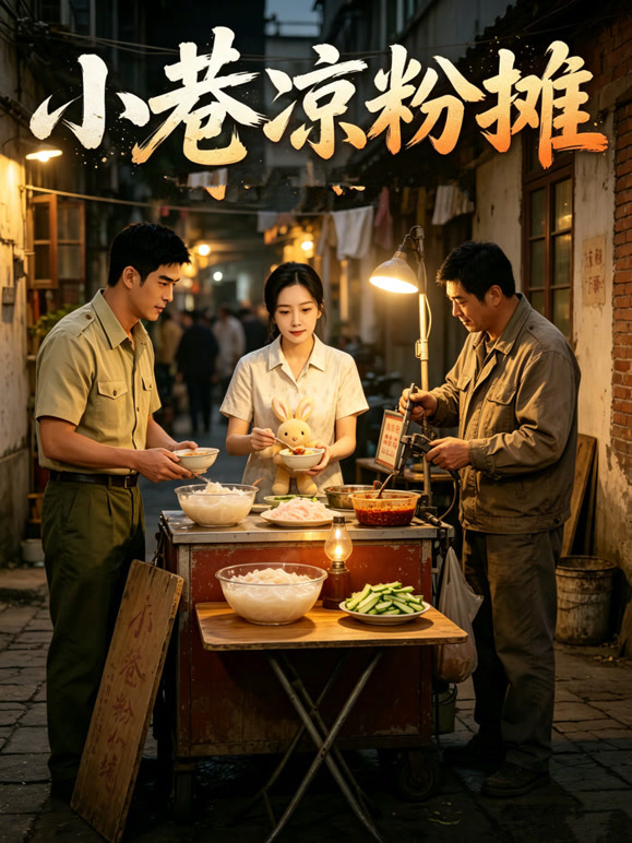 小巷凉粉摊