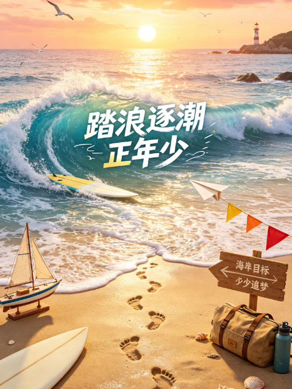 踏浪逐潮正年少