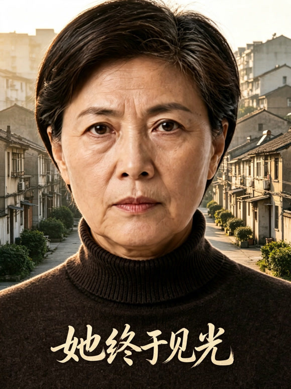 她终于见光