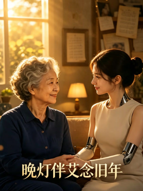 晚灯伴艾念旧年