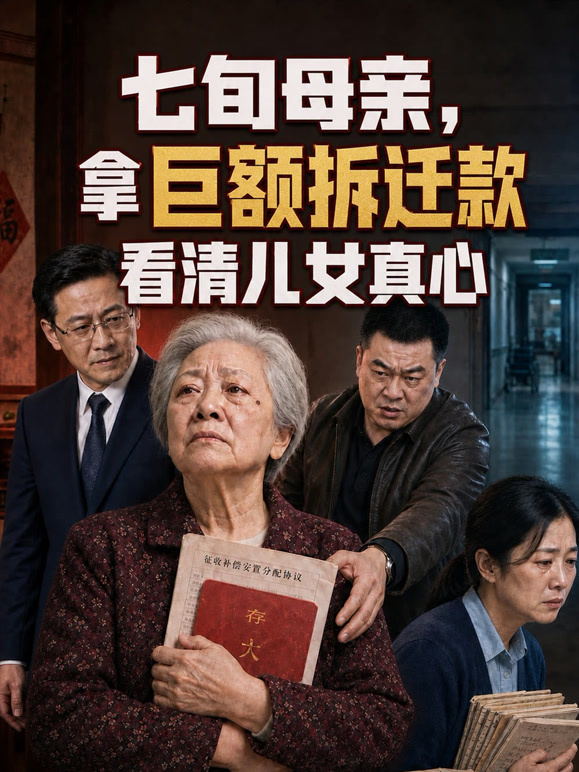 七旬母亲，拿巨额拆迁款看清儿女真心