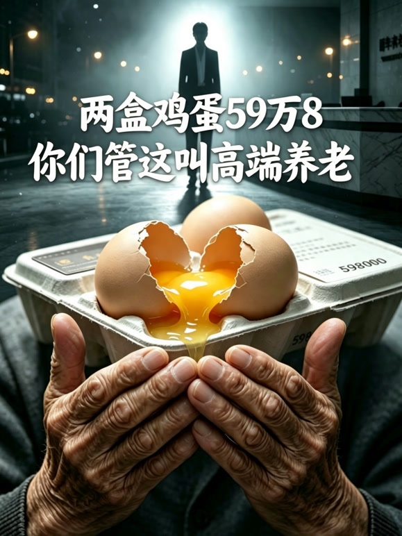 两盒鸡蛋59万8，你们管这叫高端养老