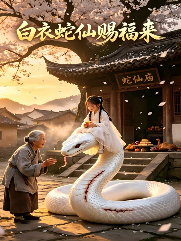 白衣蛇仙赐福来