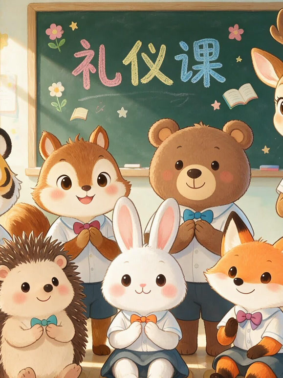 森林小学礼仪课合集｜礼貌启蒙天花板