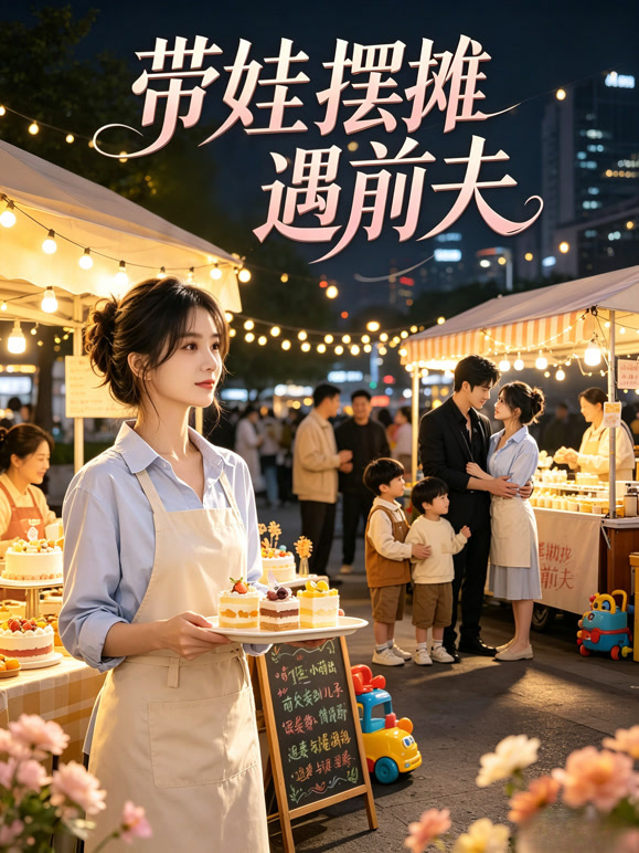带娃摆摊遇前夫
