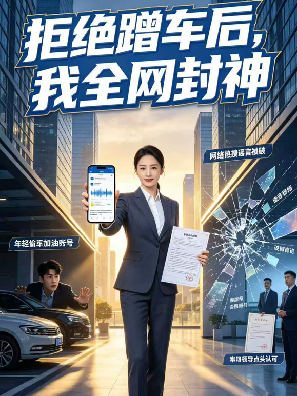 拒绝蹭车后，我全网封神