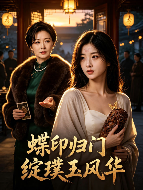 蝶印归门绽璞玉风华
