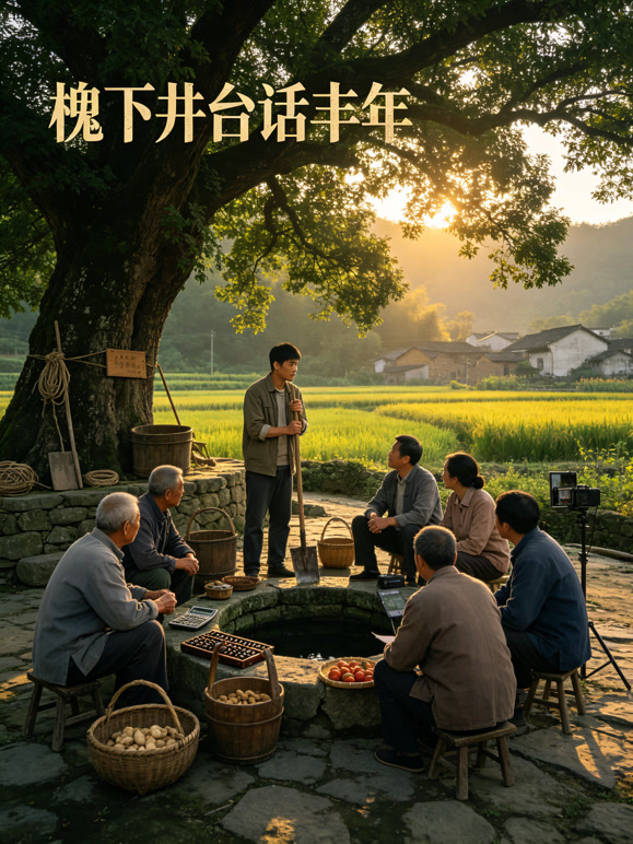 槐下井台话丰年
