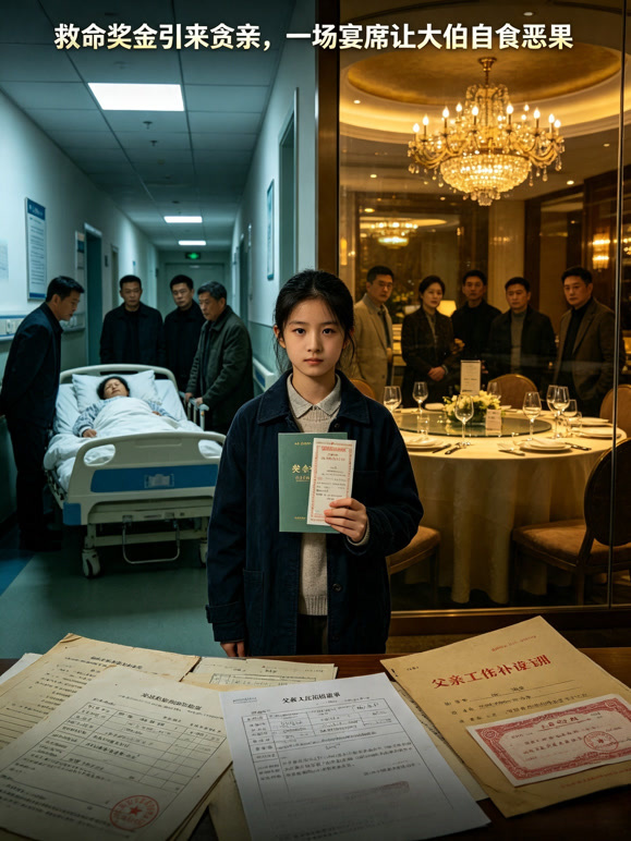 救命奖金引来贪亲，一场宴席让大伯自食恶果