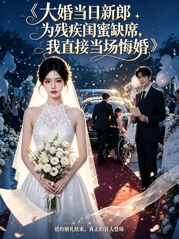 大婚当日新郎为残疾闺蜜缺席，我直接当场悔婚