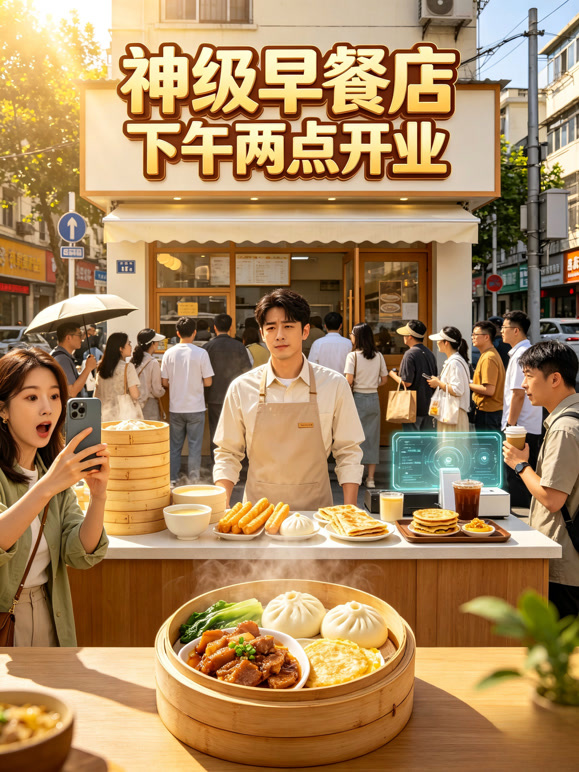 神级早餐店下午两点开业