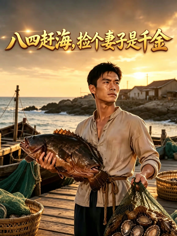 八四赶海，捡个妻子是千金