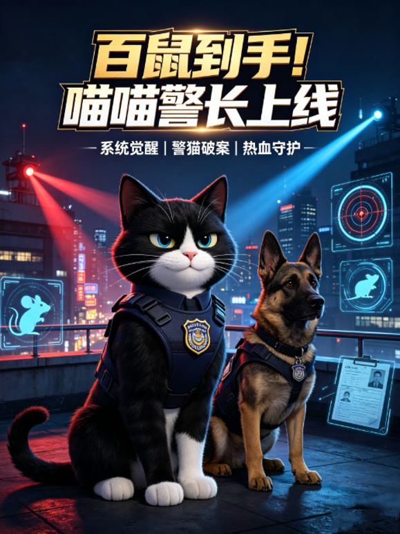 百鼠到手！喵喵警长上线