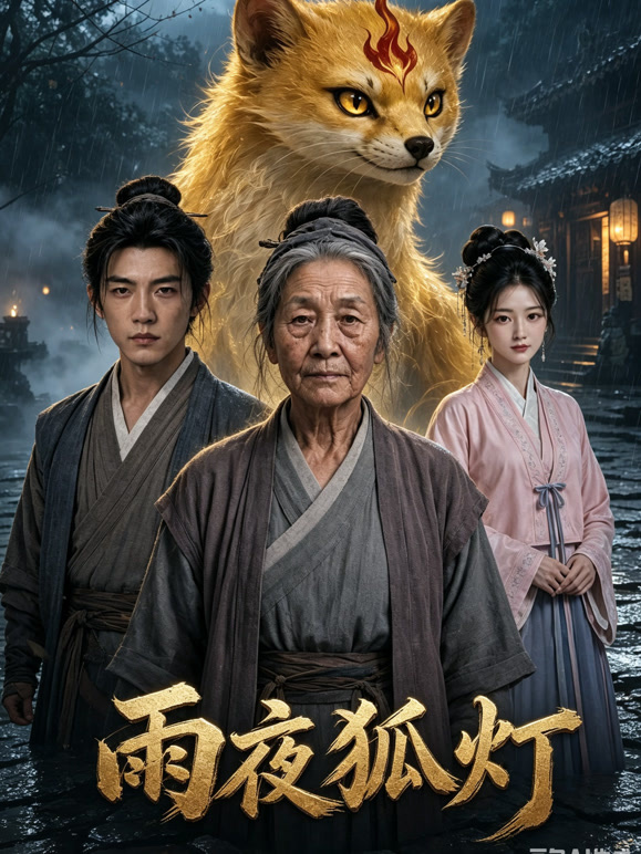 雨夜狐灯