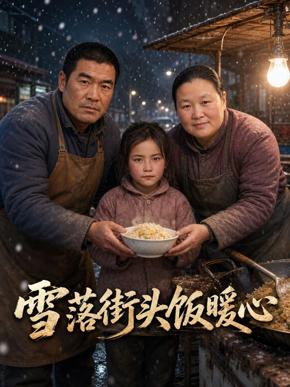 雪落街头饭暖心