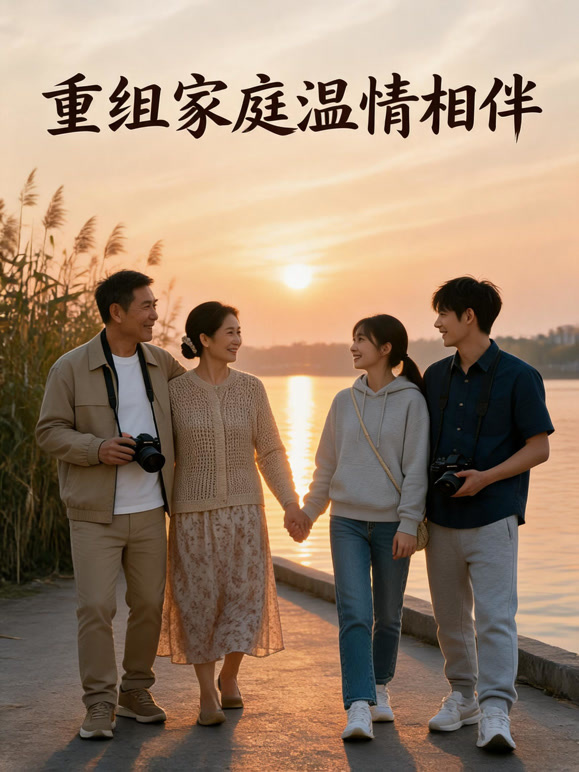 重组家庭温情相伴