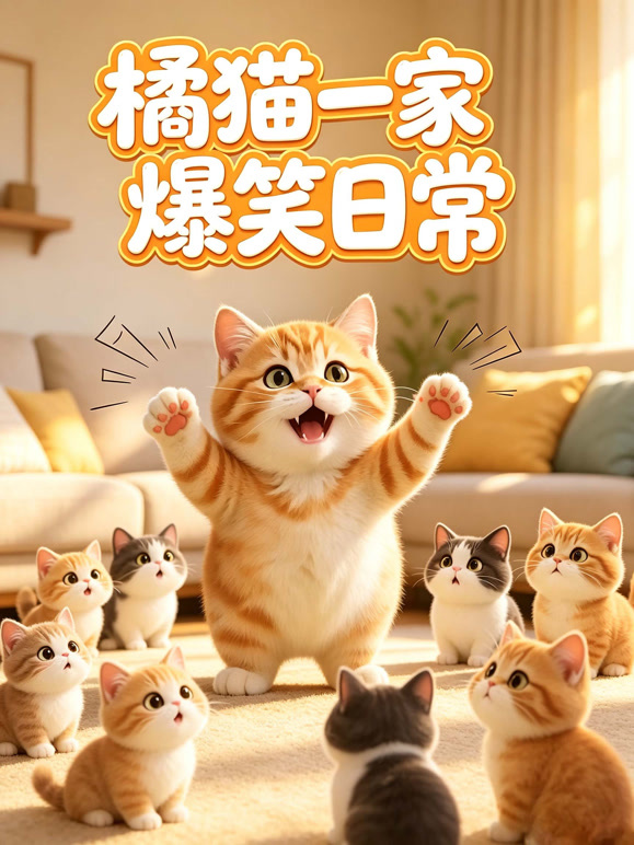 橘猫一家爆笑日常