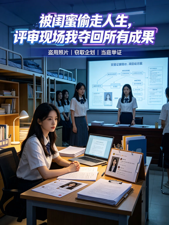 被闺蜜偷走人生，评审现场我夺回所有成果