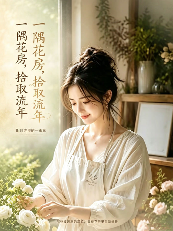 一隅花房，拾取流年