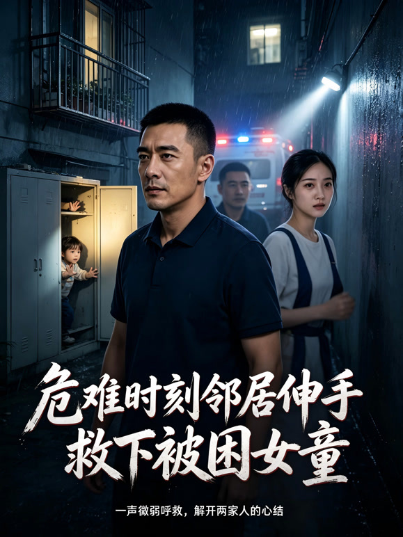 危难时刻邻居伸手救下被困女童