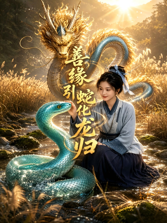 善缘引蛇化龙归