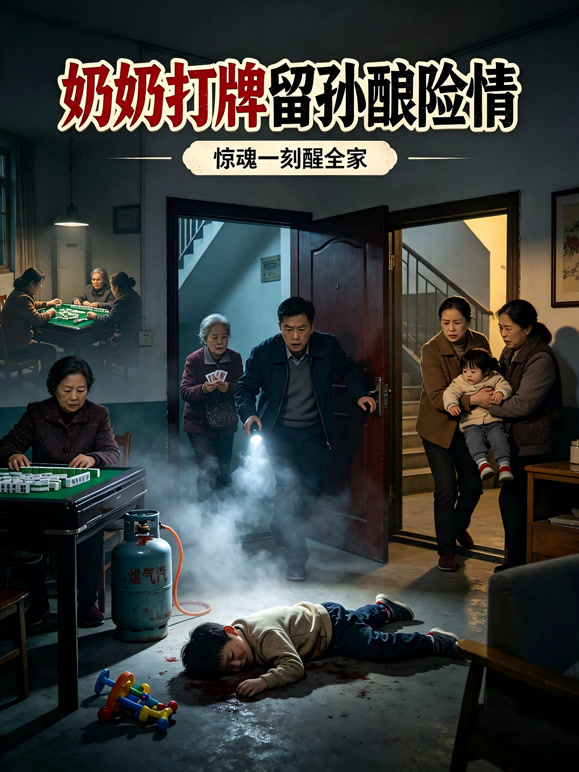 奶奶打牌留孙酿险情