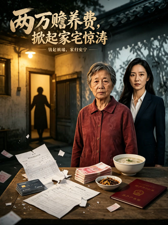 两万赡养费，掀起家宅惊涛