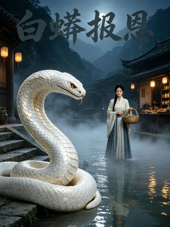 白蟒报恩