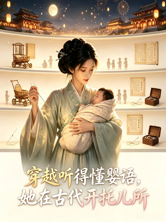 穿越听得懂婴语，她在古代开托儿所