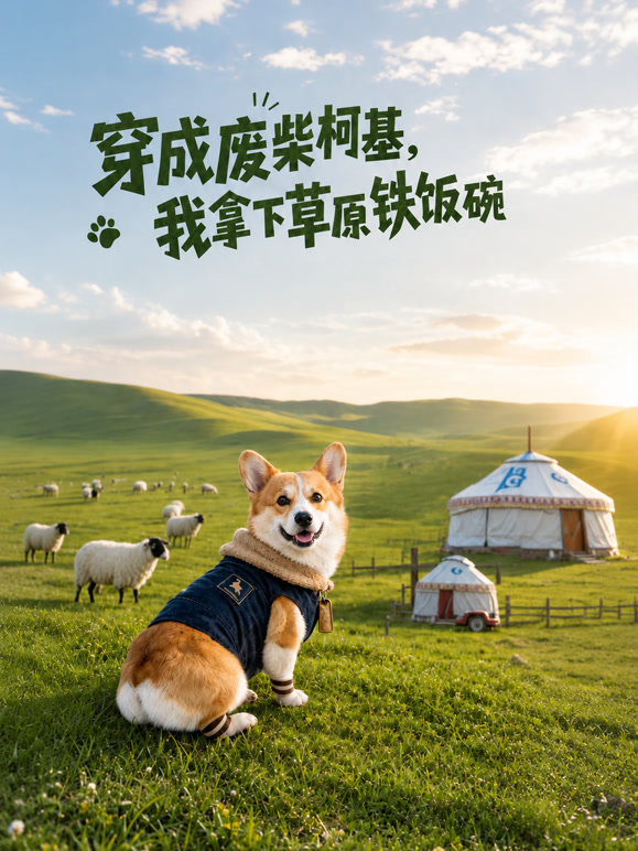 穿成废柴柯基，我拿下草原铁饭碗