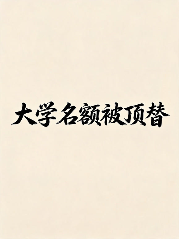 大学名额被顶替
