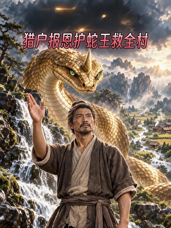 猎户报恩护蛇王救全村
