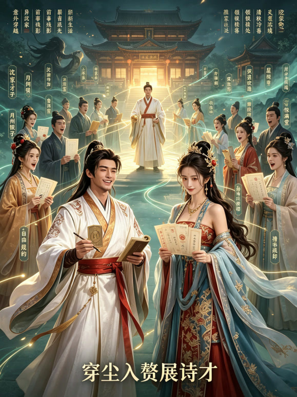 穿尘入赘展诗才
