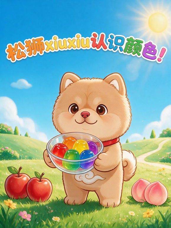 松狮xiuxiu认识颜色