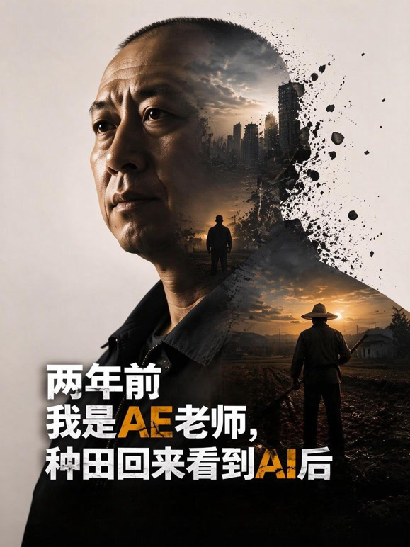 两年前我是AE老师，种田回来看到AI后