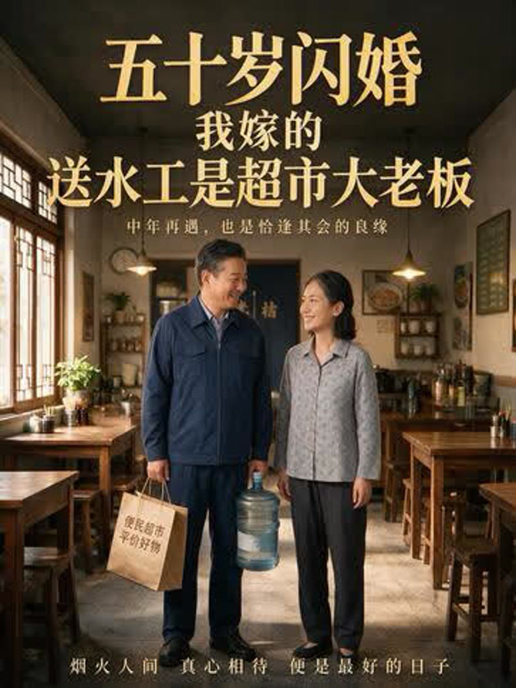 五十岁闪婚我嫁的送水工是超市大老板