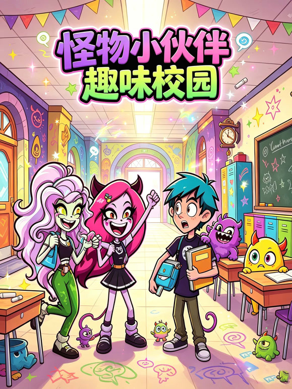 怪物小伙伴趣味校园