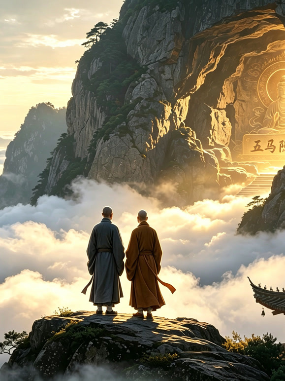 和合二圣寒山拾得