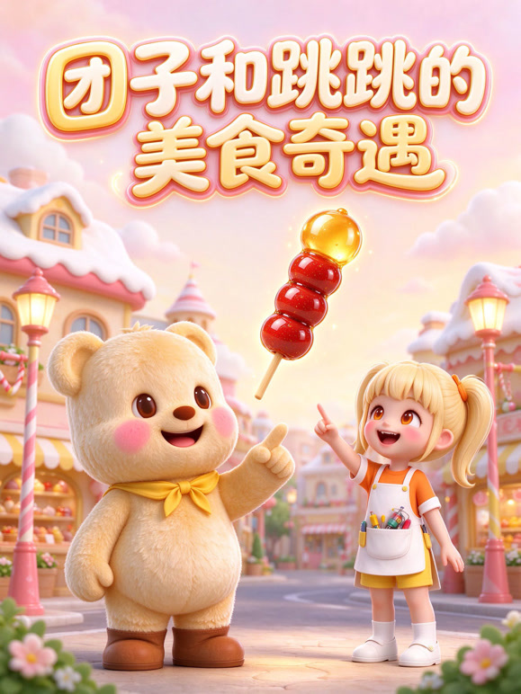 团子和跳跳的美食奇遇